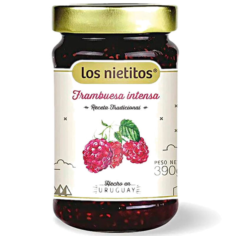 Mermelada Los Nietitos Frambuesa Intensa 390 G