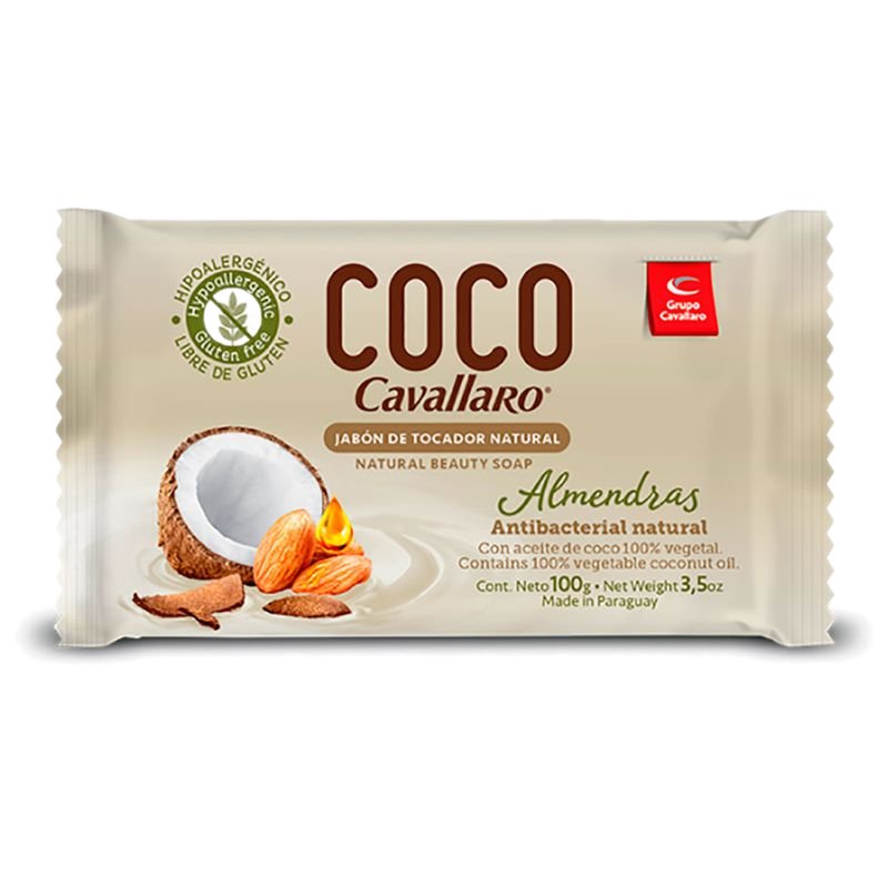 Jabón De Coco Almendras Cavallaro 100 G