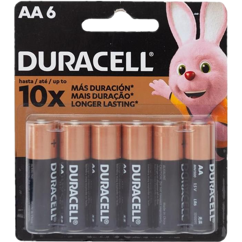 Pilas Aa Duracell 6 Unidades
