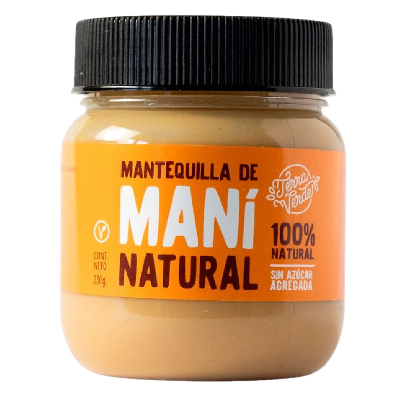 Mantequilla De Maní Natural Terra Verde 230 G