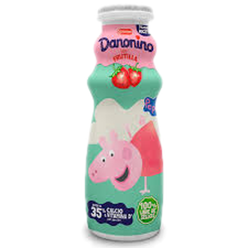 Yogur Danonino Bebible Maxi 185 Ml Frutilla