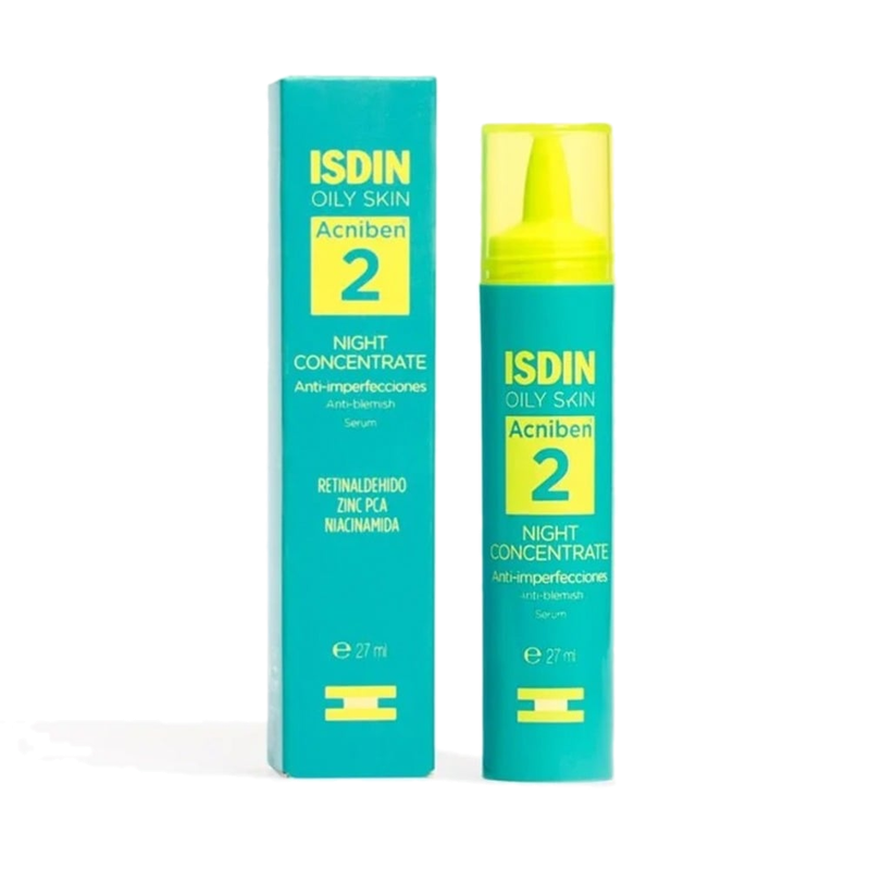 Sérum Facial De Noche Isdin Acniben Night Concentrate Anti-imperfecciones 27 Ml