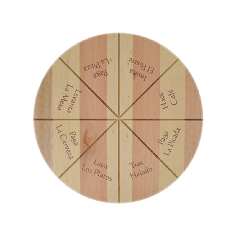 Plato Para Pizza De Madera 32 Cm