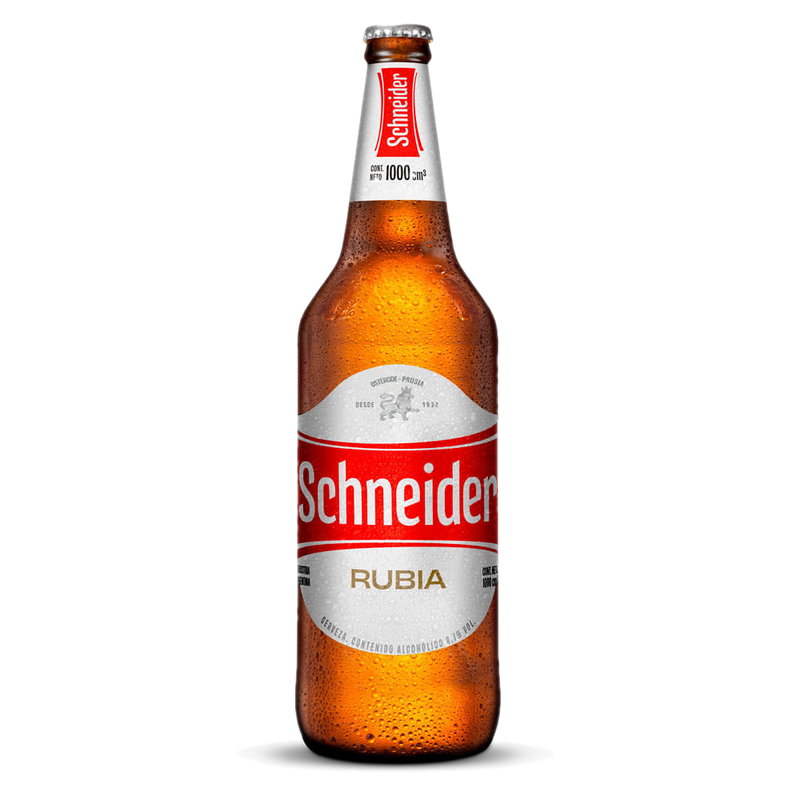 Cerveza Schneider Envase Descartable 970 Ml