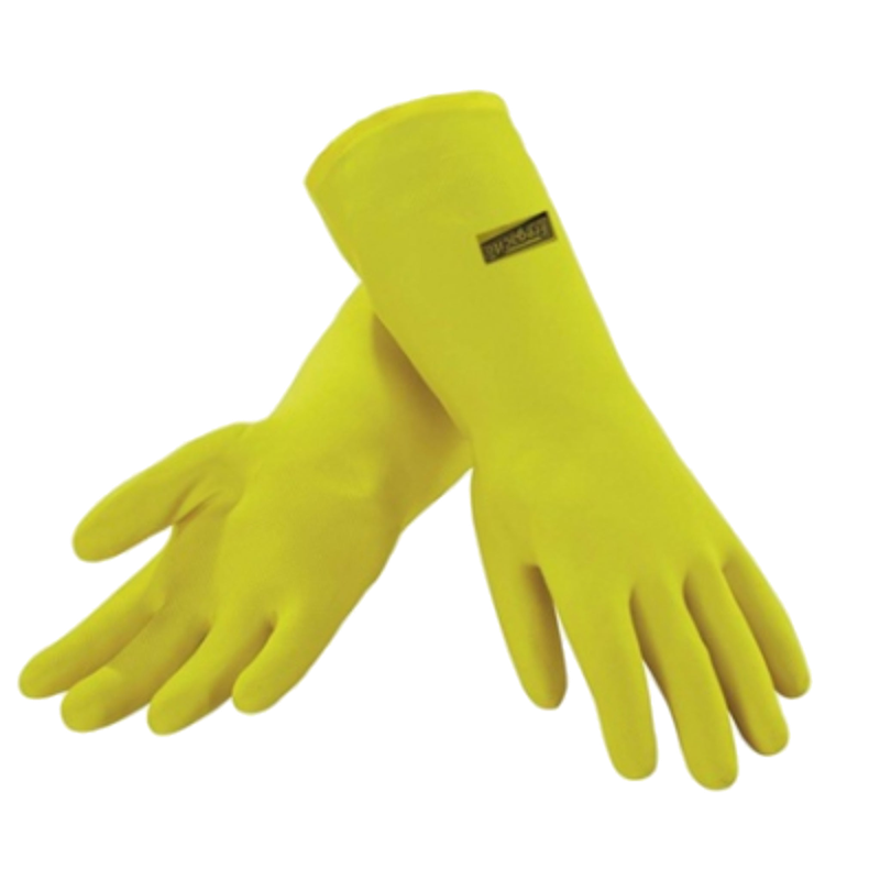 Guantes Latex Fregacito Amarillos M (8-8.5)