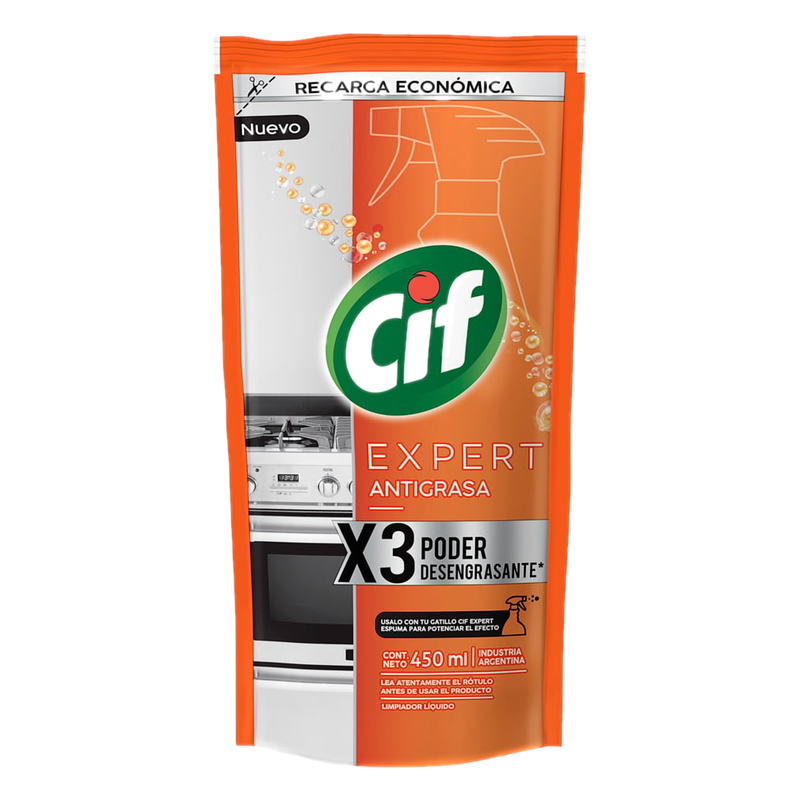 Cif Expert Antigrasa Doypack 450 Ml