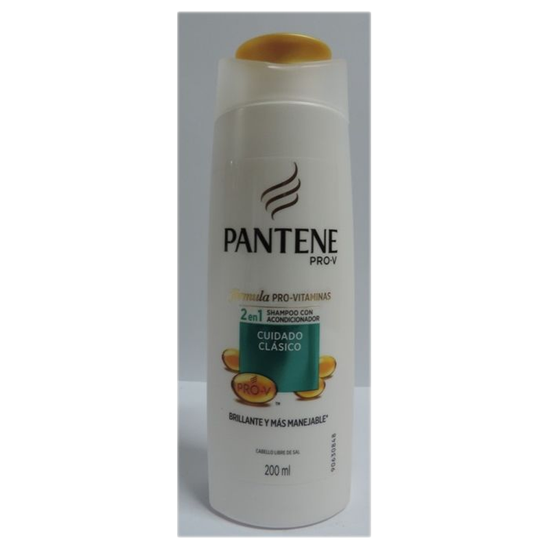 Shampoo Pantene Pro-v 2 En 1 Amino Cuidado Clasico 200 Ml.
