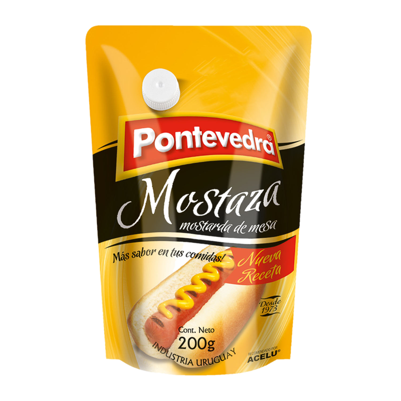 Mostaza Pontevedra Doypack 200 G