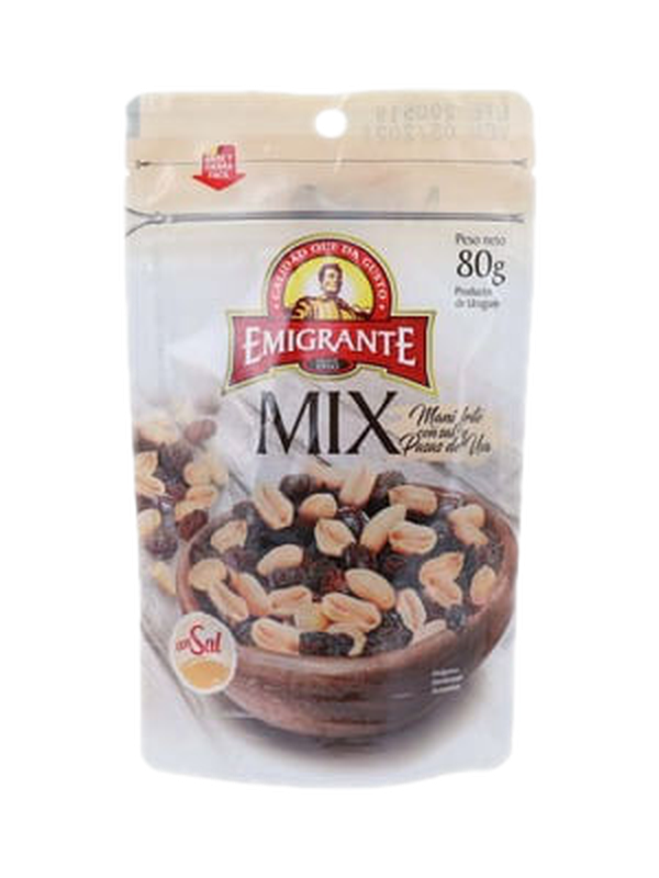Mani Emigrante Mix 70 G Salado+pasas