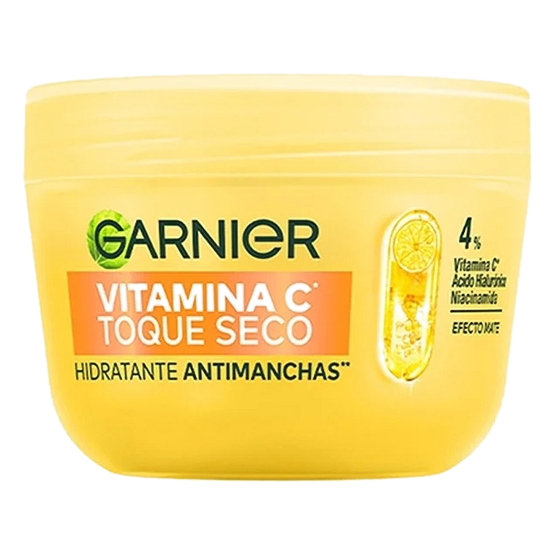 Crema Facial Garnier Hidratante Vitamina C Toque Seco 102 Ml