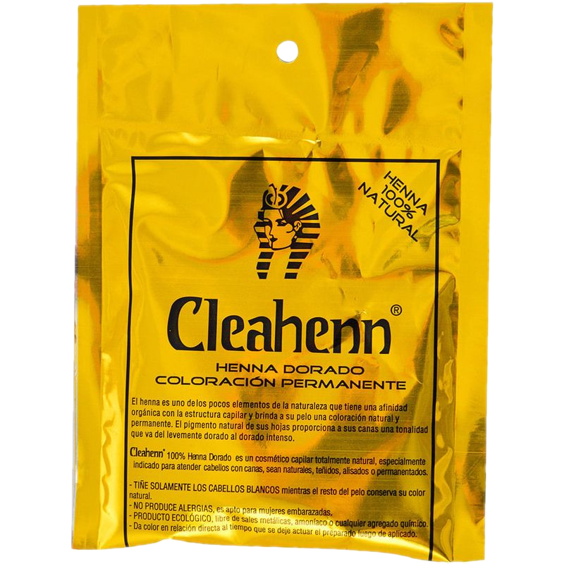 Coloración Vegetal Cleahenn Dorado Sobre 50 G