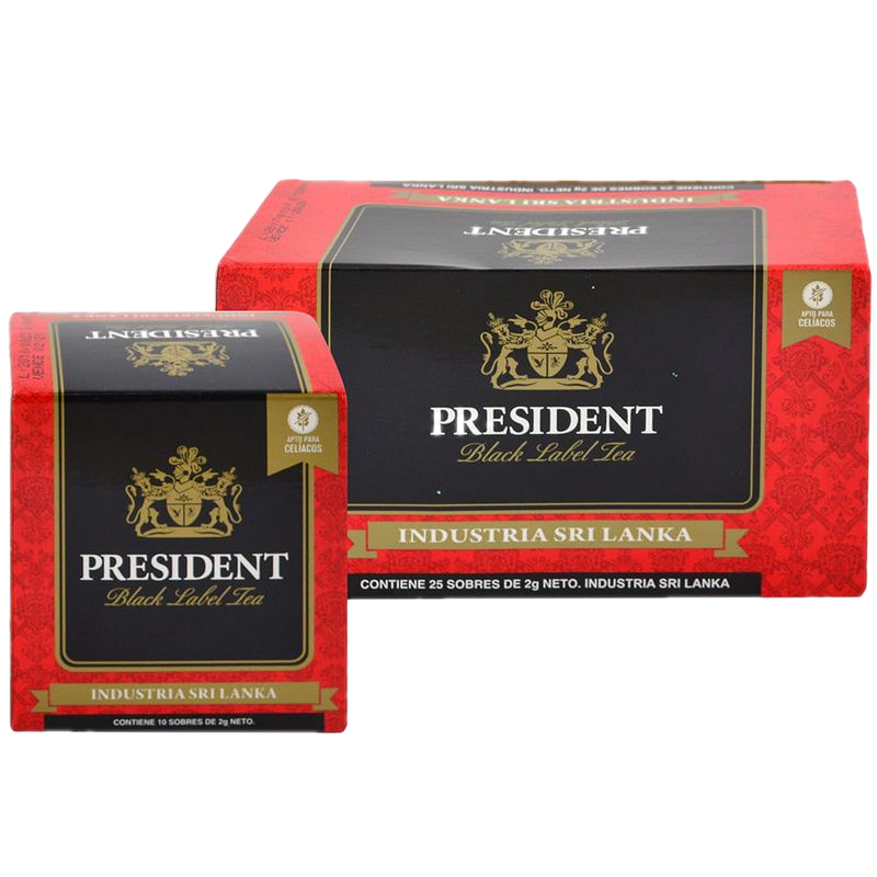 Te President 25 Sobres + 10 Sobres De Regalo