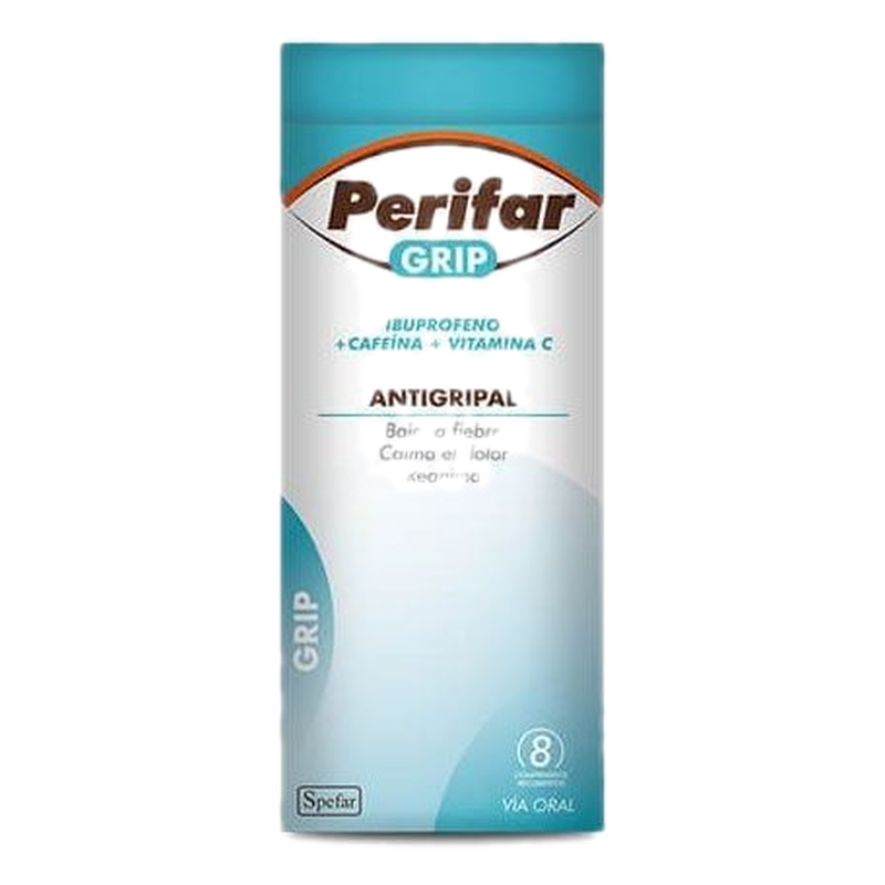 Perifar Grip X 8 Comprimidos