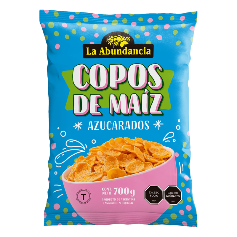 Cereal Copos De Maíz Azucarados La Abundancia 700 G