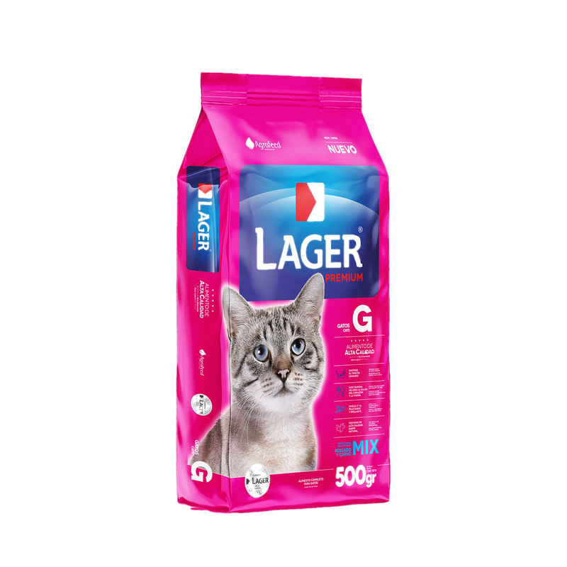 Alimento Lager Gato Premium 0.5 Kg