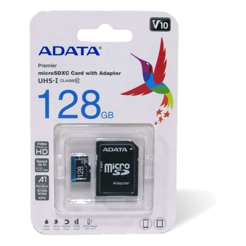 Memoria Adata Ausdx128guicl 128 Gb, Clase 10