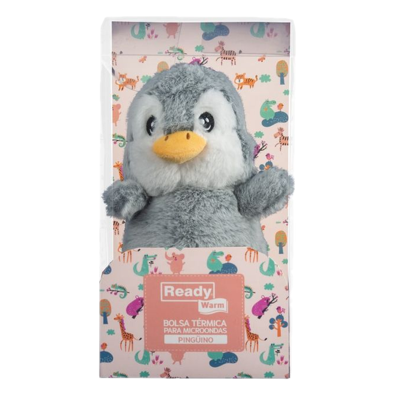 Bolsa Térmica Ready Warm 3d Pingüino Para Microondas