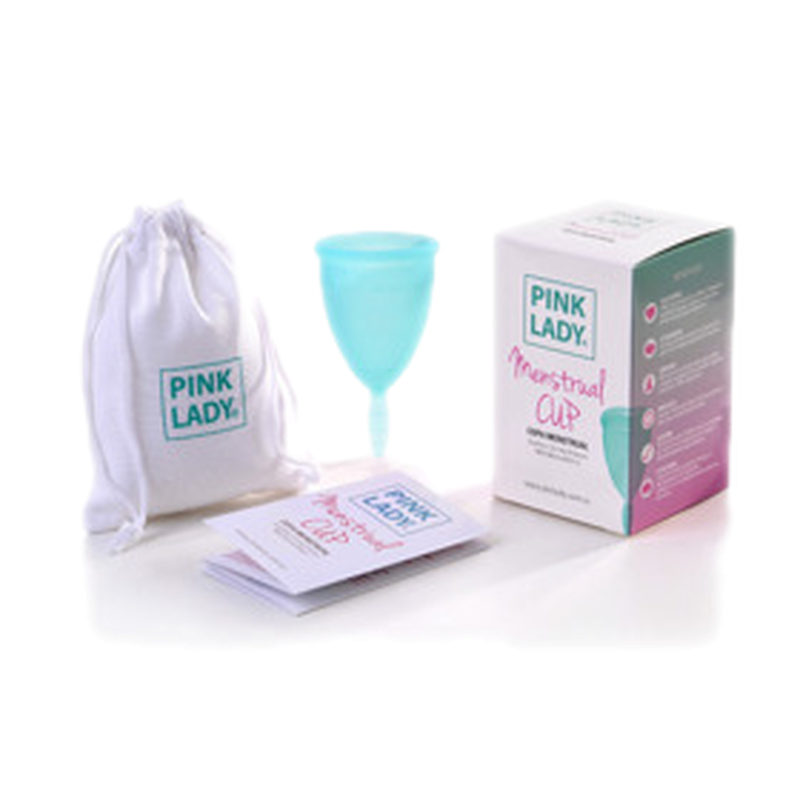Pink Lady Copa Menstrual Talle S Celeste [1 Unidad]