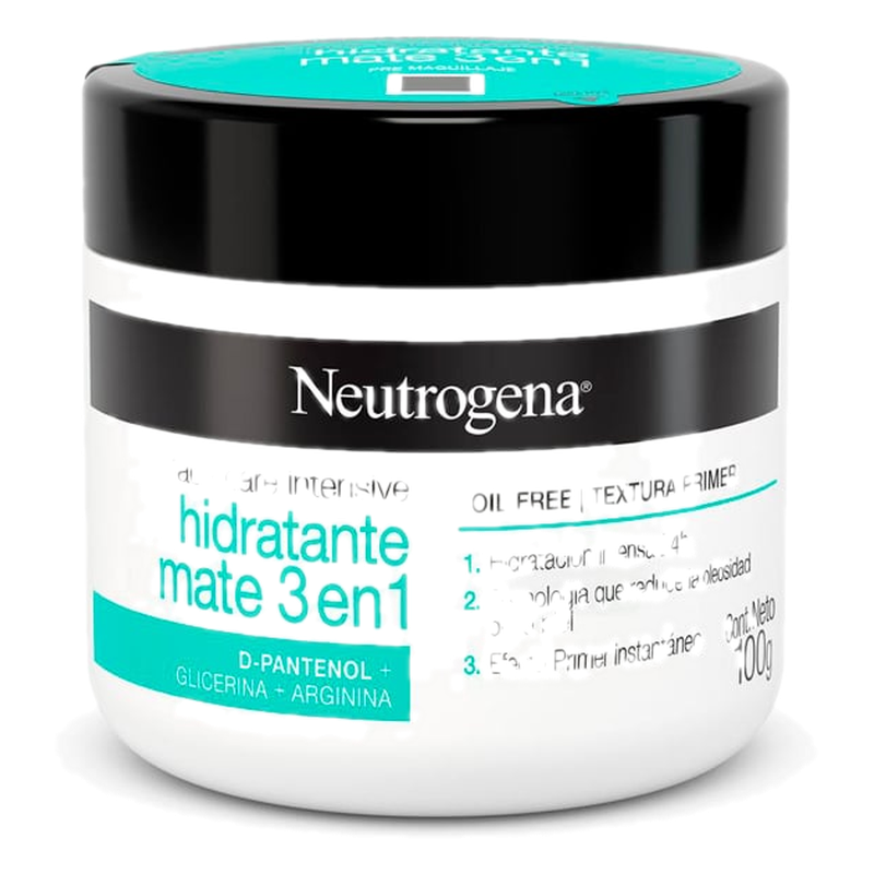 Crema Neutrogena Hidratante Mate 3 En 1