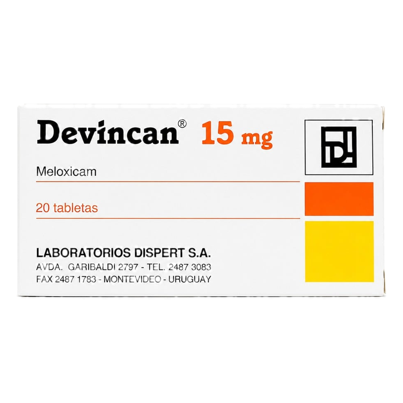 Devincan 15 Mg X 20 Tabletas