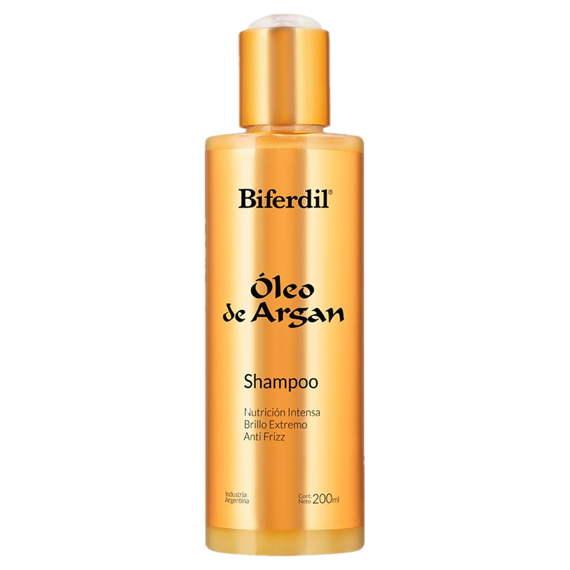 Shampoo Biferdil Óleo De Argán 200 Ml