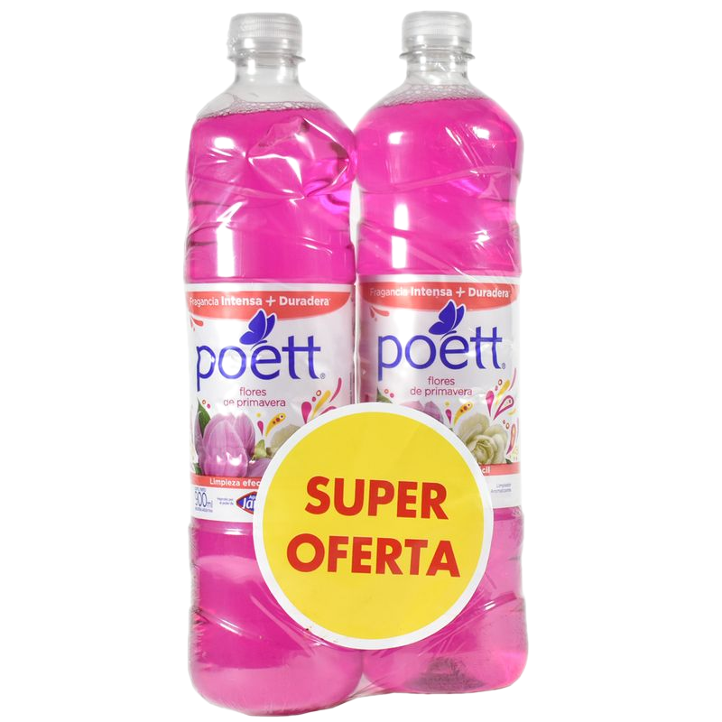 Pack 2 Unidades Poett Líquido 900 Ml
