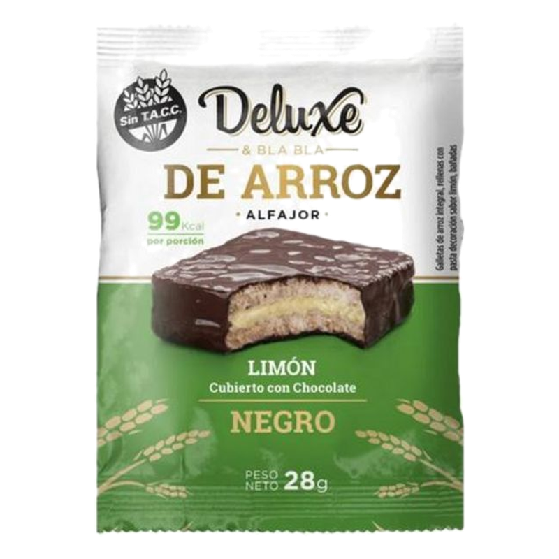 Alfajor De Arroz Relleno De Mousse De Limón Deluxe 28 G