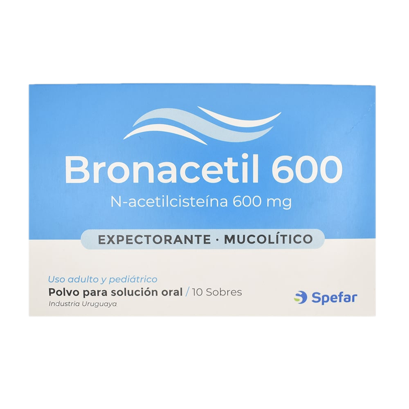 Bronacetil 600 Mg 10 Sobres