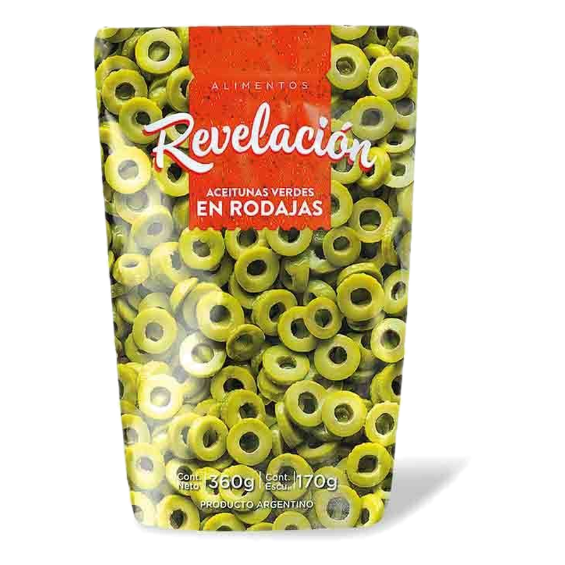 Aceitunas Verdes En Rodajas Revelación 360 G