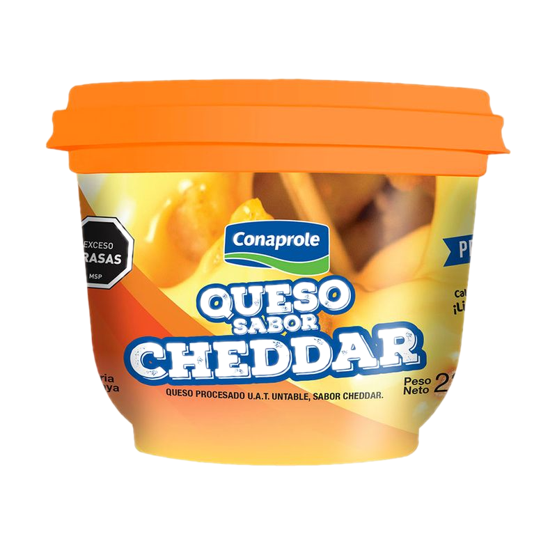 Queso Untable Cheddar Conaprole 230 G