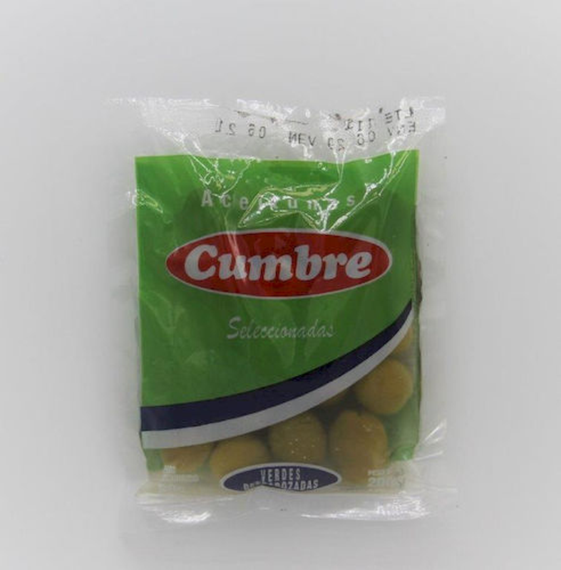 Aceitunas Cumbre Sin Carozo 80 G