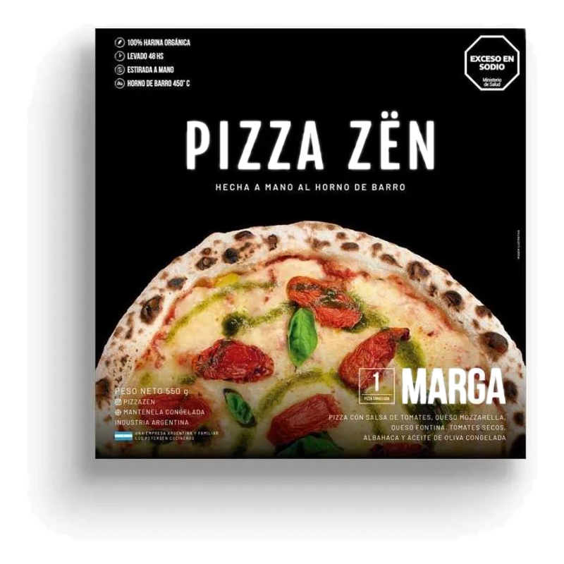Pizza Congelada Zen Sabor Margarita 550 G