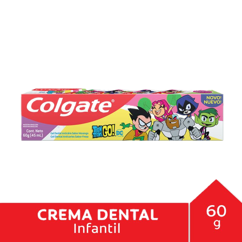 Crema Dental Colgate Kids Teen Titans 60 G