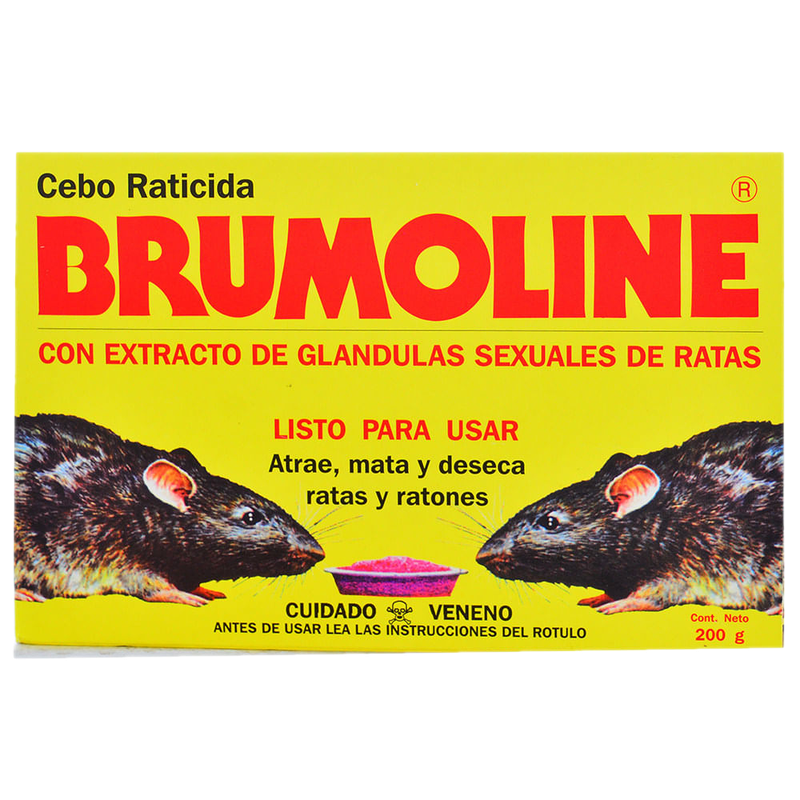 Raticida Cebo Brumoline 200 G