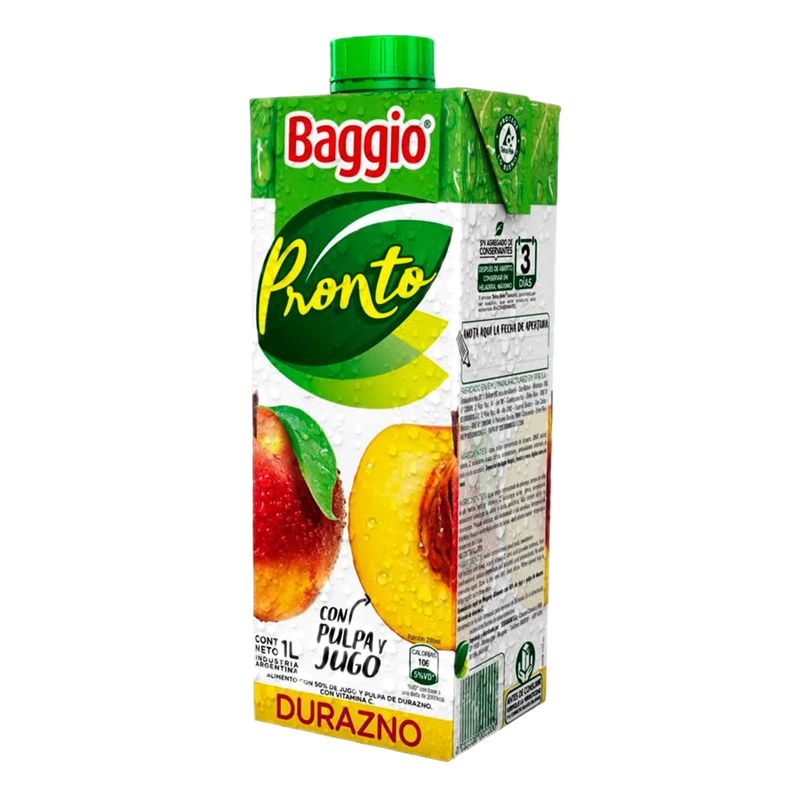 Jugo Baggio Durazno 1 L