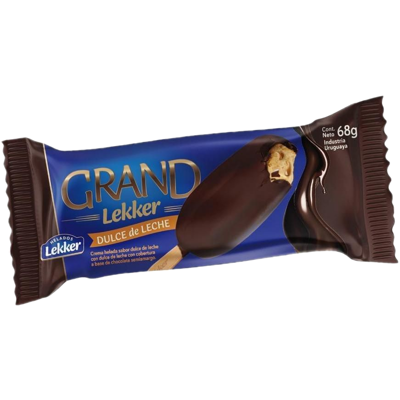Paleta Grand Lekker Sabor Dulce De Leche 68 G
