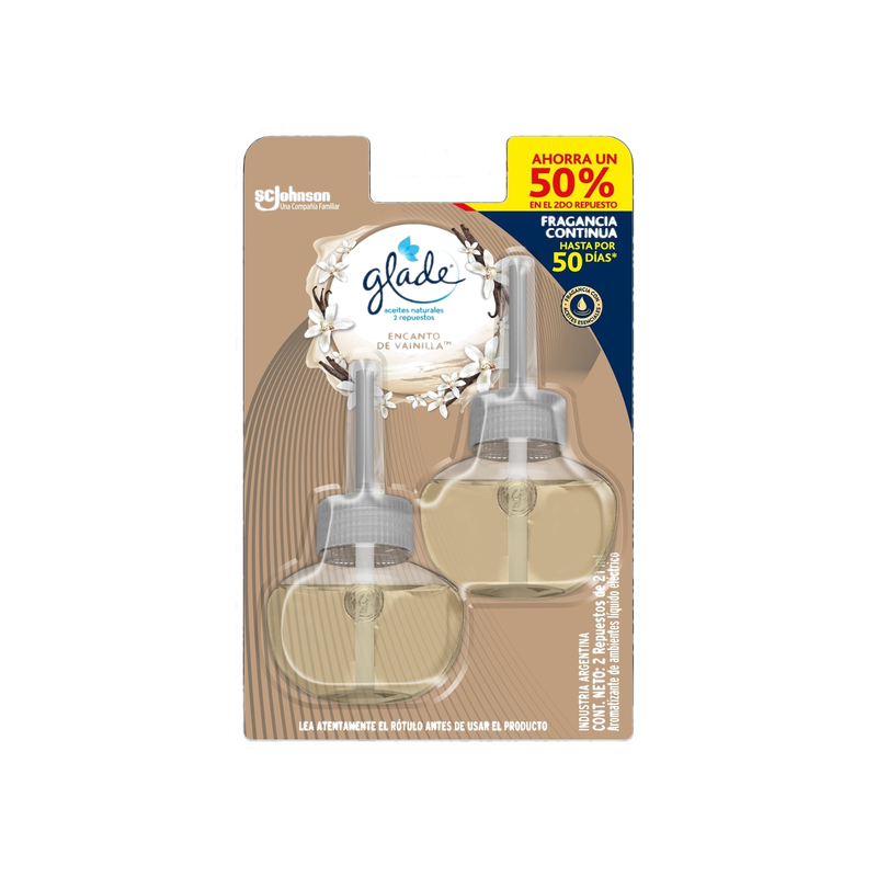 Glade Aceites Naturales Pack 2 Unidades
