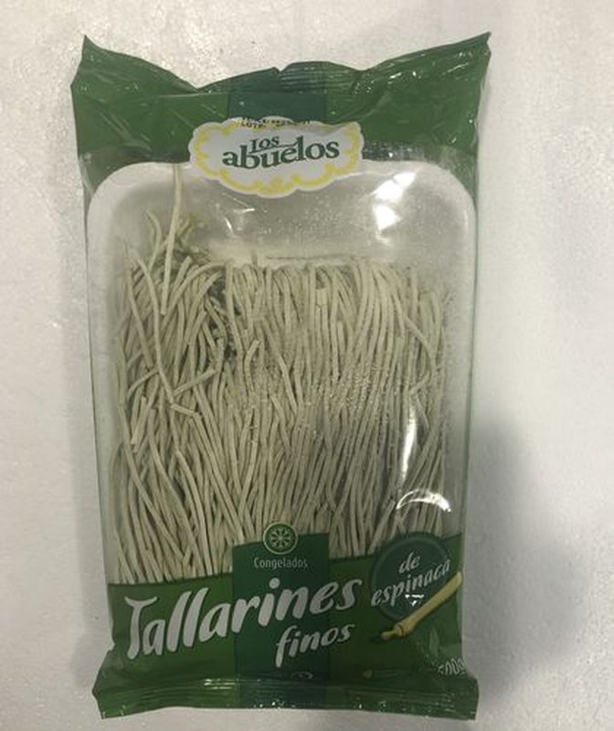 Tallarines Los Abuelos Espinaca 1 Kg