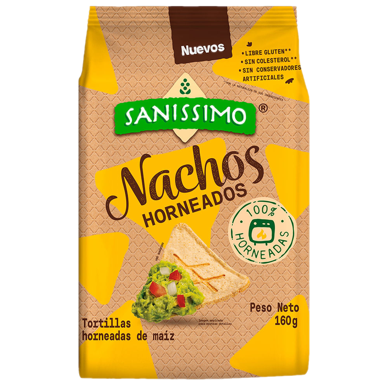 Nachos Clásicos Sanissimos 160 G