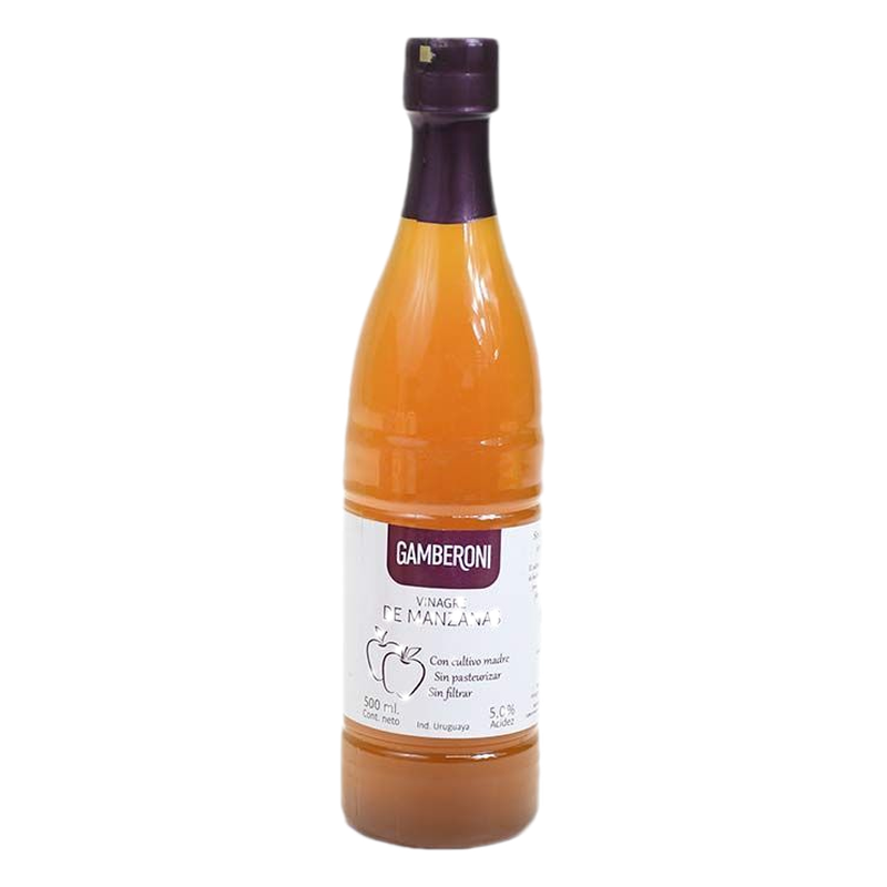 Vinagre De Manzana Cultivo Madre Gamberoni 500 Ml