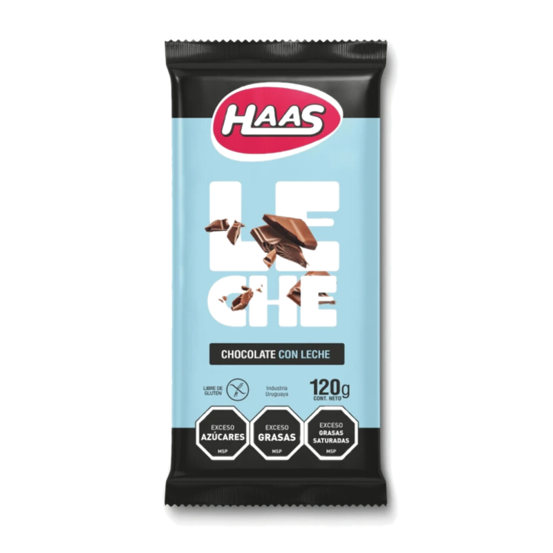 Tableta De Chocolate Haas Leche 120 G