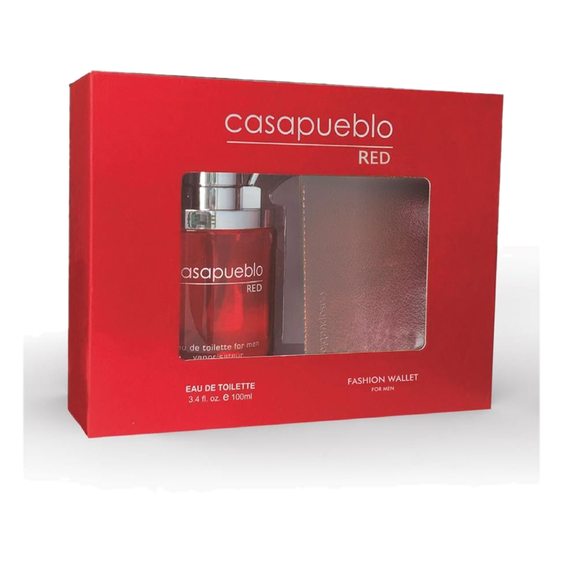 Set Casapueblo Navy Red Edt + Billetera