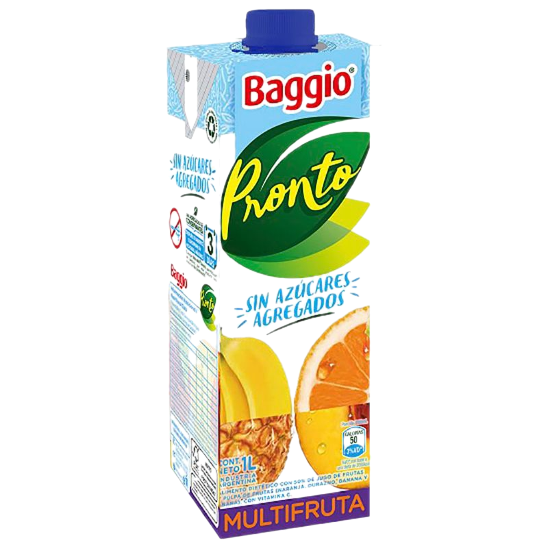 Jugo Baggio Multifruta Sin Azúcar 1 L