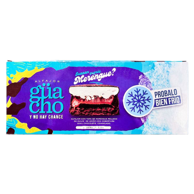 Alfajor De Merengue Guacho 6 Unidades 420 G