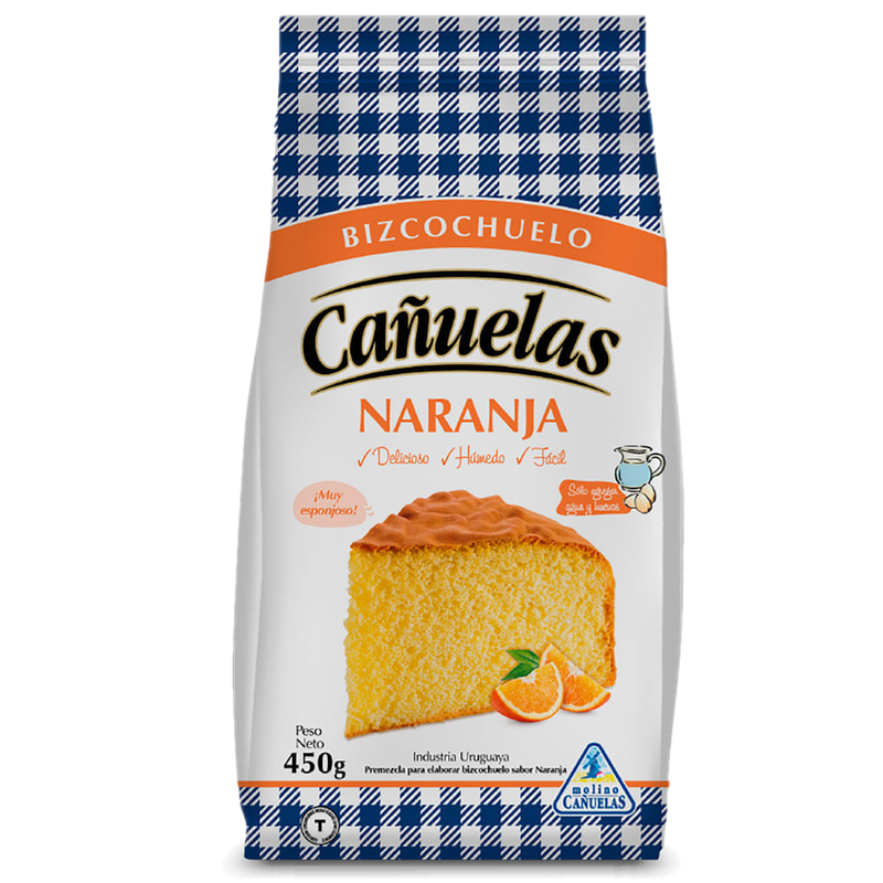 Premezcla Bizcochuelo Naranja Cañuelas 450 G