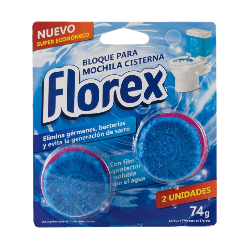 Bloque Azul Para Mochila Florex 2 Unidades