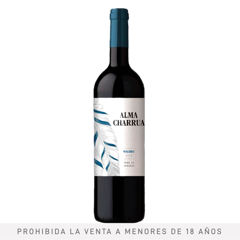 Vino Alma Charrua Malbec 750 Ml