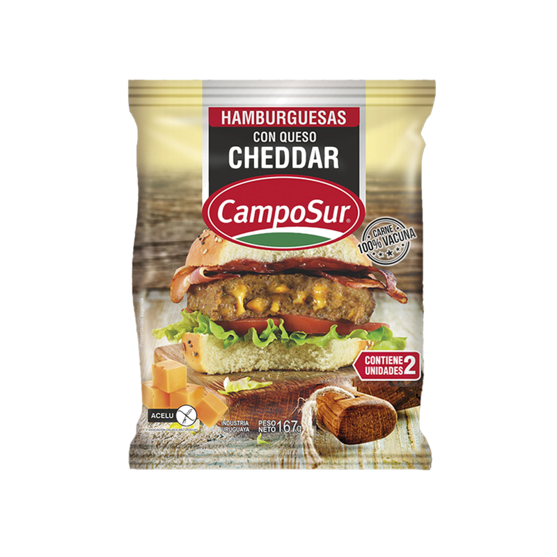 Hamburguesa Camposur Cheddar 2 Unidades