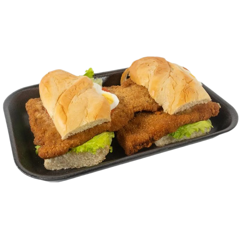 Milanesa En 2 Panes X Un.
