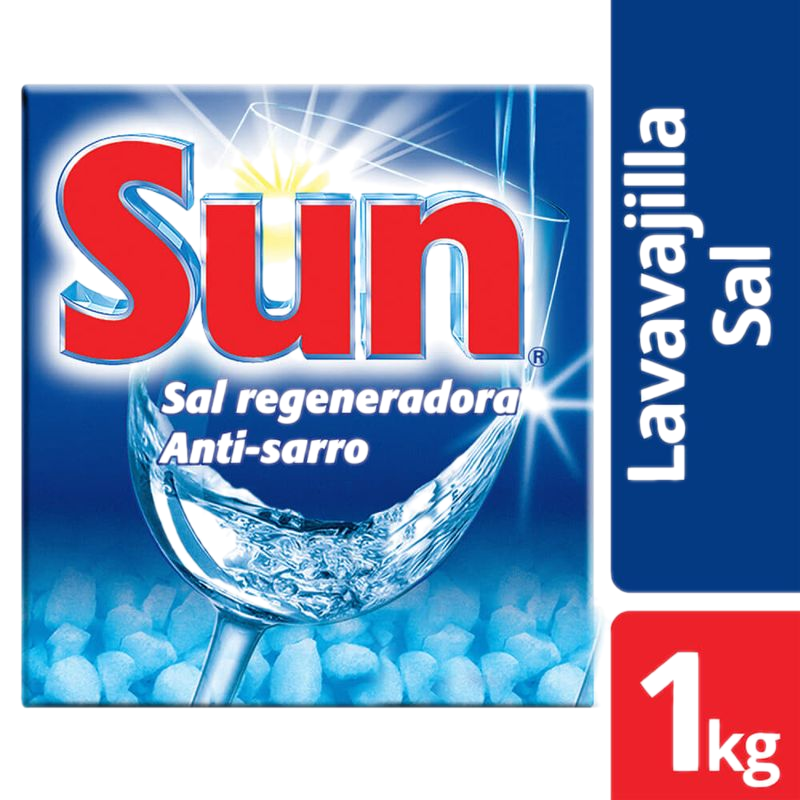 Sal Limpiadora Sun Para Máquina Lavavajilla 1 Kg
